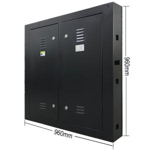 Quality 960x960mm Fixed LED Display Cabinet P4 Outdoor Waterproof LED Advertising Panels 1R1G1B wholesale