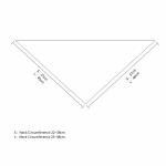 Customized Christmas Dog Bandana Waterproof Cotton Sustainable Bandana