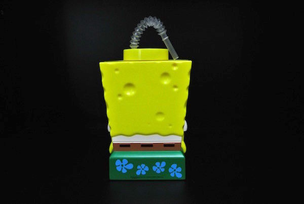 22CM Height Customized Spongebob Water Bottle For Children AS Material