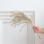 American Christmas Decoration With Gold And Red Christmas Tree Sequins Glitter