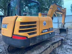 Quality 0.28m3 Bucket 6 Ton SY60C Sany Mini Excavator wholesale