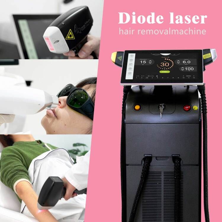 Stationary 1064nm ND YAG Laser Hair Removal Machine For Beauty Salon