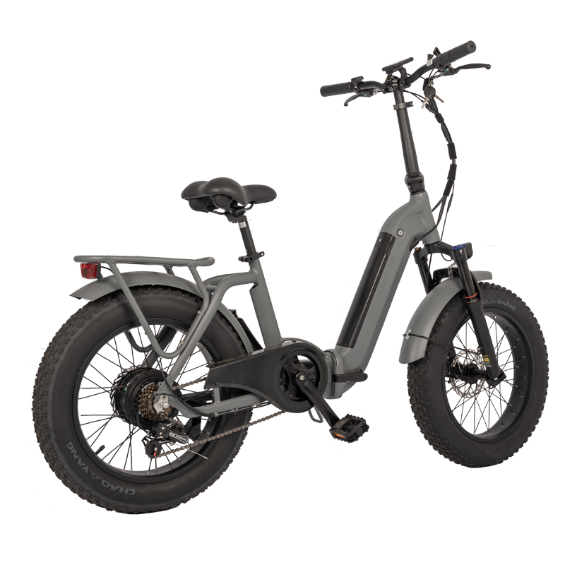 Shimano 7 Speed Electric Folding Bike with 30-50 Nm Torque and Integrated Battery