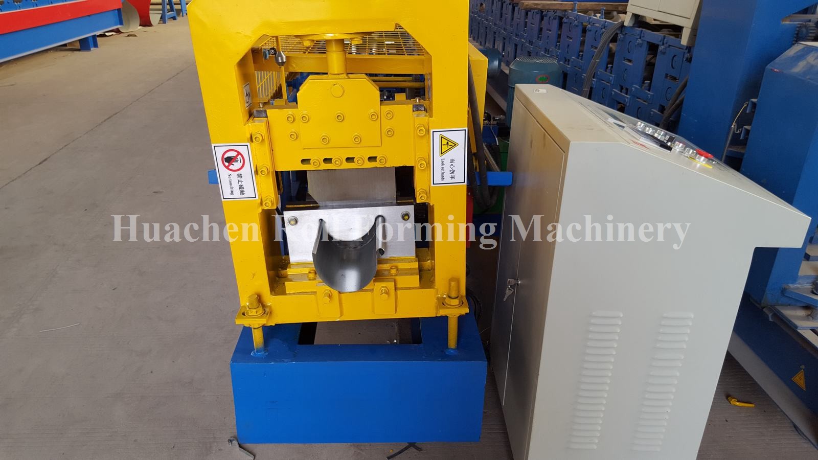 Galvanized Metal Water Tube /Pipe/Gutter Roll Forming Machine 10m/min with CE