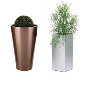 Quality Quality stand planters cylindrical round metal flower pots wholesale