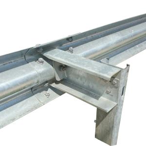 Quality Q235 Q345 Aashto M180 Highway Hot-dip Galvanized Corrugated Beam Guardrail Spacer wholesale