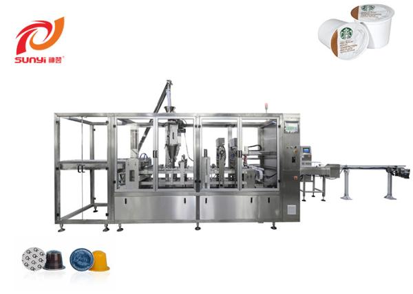 Kcup Newest Factory Manufacture Four Lanes Filling Sealing Machine Kcup Capsule