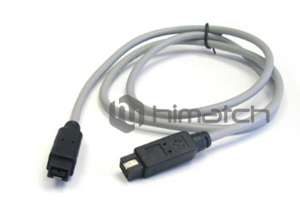 High Performance IEEE 1394 Cable 9 Pin To 9 Pin Flexible Beige Cable Without