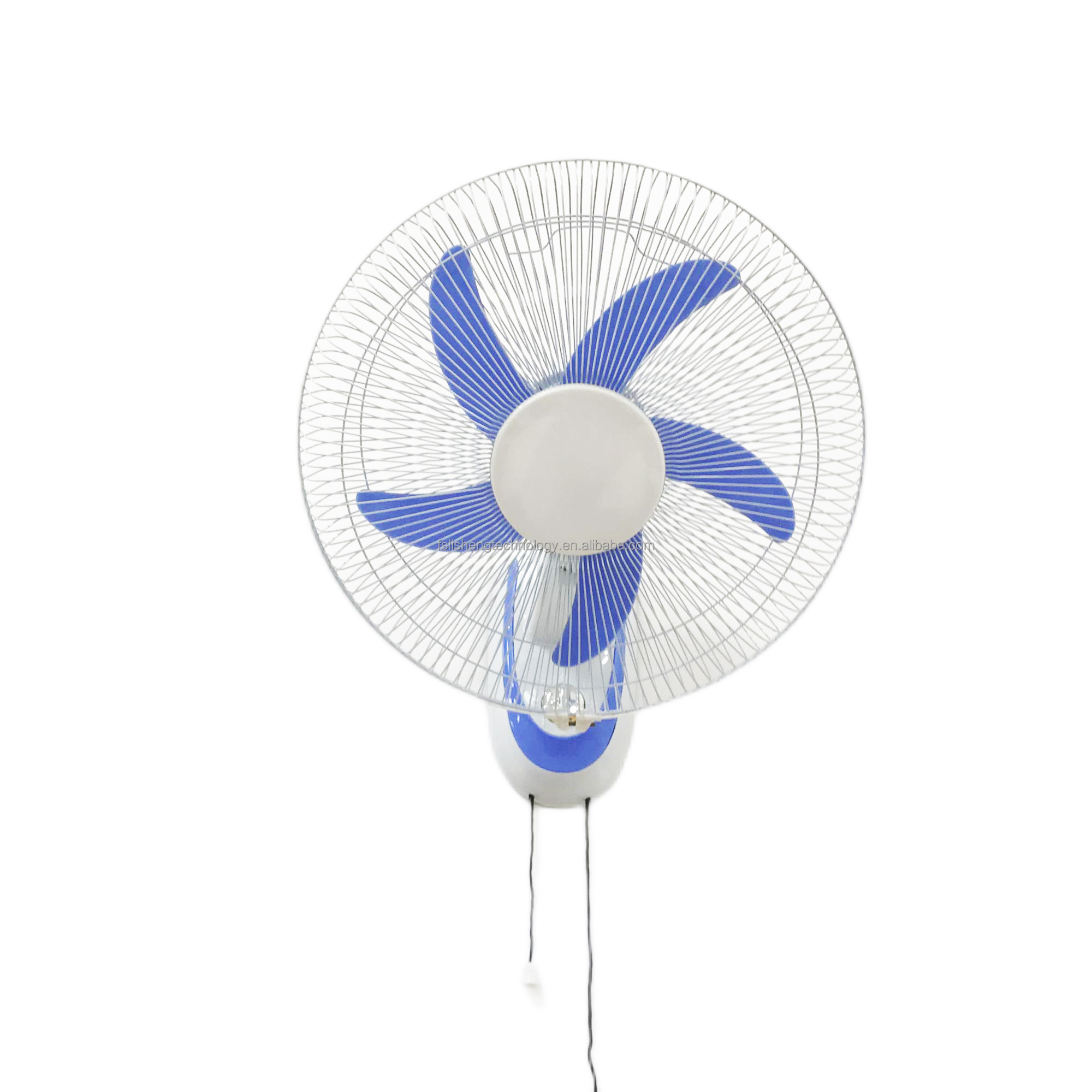 Custom OEM AC / DC Wall Mounted Cooling Fan 16 Inch With Lithium Battery And Remote Control