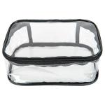 OEM Clear Handle Cosmetic 18x5x8cm PVC Pencil Bag