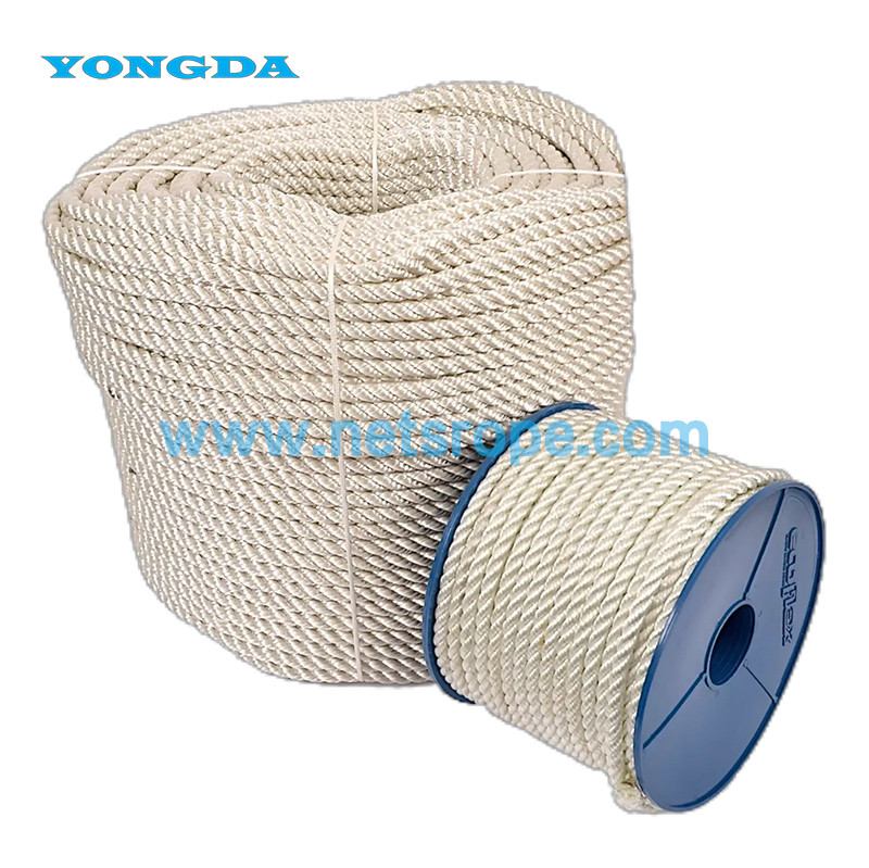 Durable 20mm 3 Strand Twisted Enduring Nylon Ropes For Mooring/Rescue/Towing Sold By Metre For The European Market