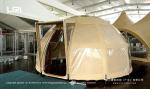 Panoramic Ellipse Campsite Glamping Hotel Tent All Timber Frame