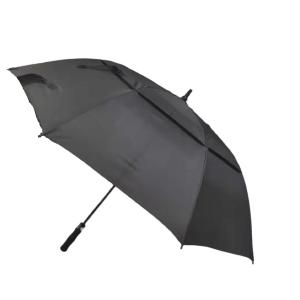 Quality Windproof Double Layer Pongee Automatic Golf Umbrella For Men wholesale