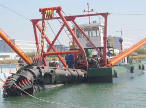 Quality ISO Certificate 24 inch Cutter suction dredge with Spud Carriage and Anchoring Booms Cummins Marine Engine wholesale