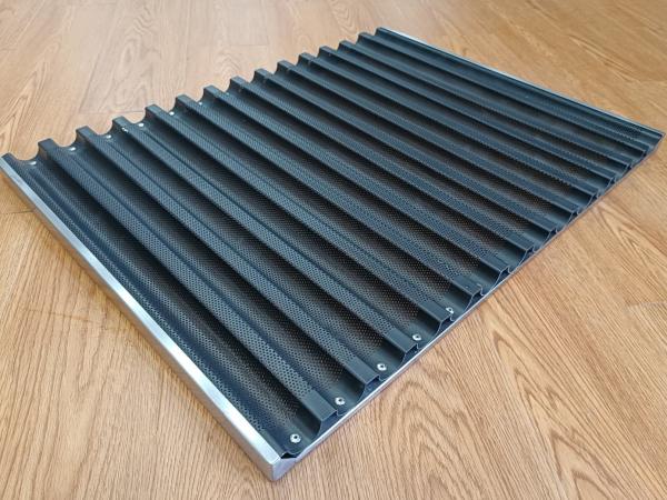 Rk Bakeware China 14 Moldes PARA Pan Frances Aluminum Baguette Baking Tray