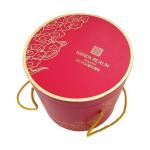 High-stand Gift Packaging Boxes Cylinder Craft Paper Stamping / Embossing