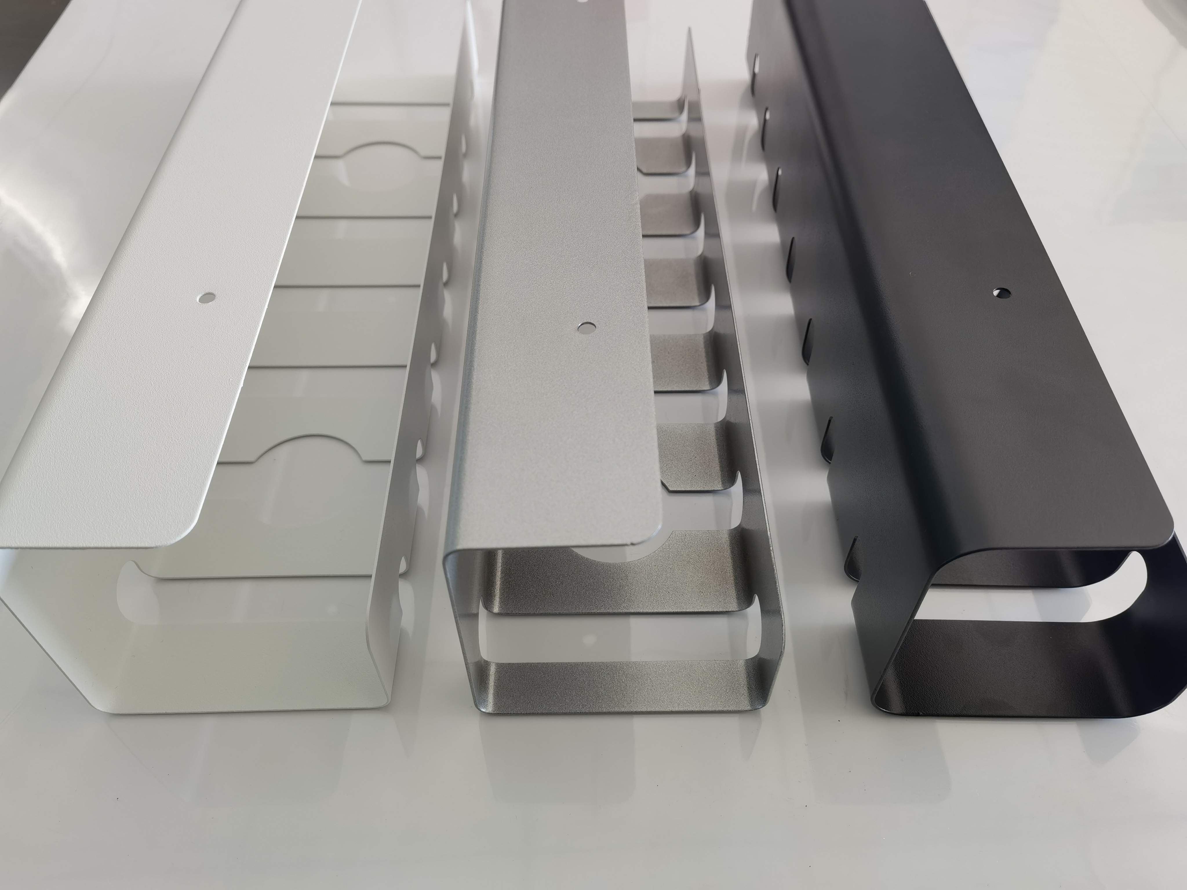 Maximize Productivity Single Tier Bolt Inserting Cable Duct for Under Table Cables
