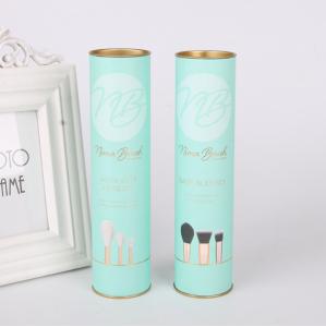 Quality OEM Cosmetic Paper Tube Packaging Embossed Velvet Pillow Inserted wholesale