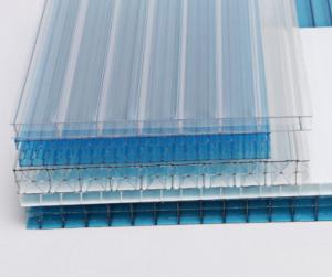 Quality Transparent Blue Hollow Honeycomb Polycarbonate Sheet Different Thickness For Greenhouse wholesale