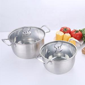 Quality New Product Stainless Steel Cookware Cooking Pot Stock Pot Cookware Soup Pots wholesale
