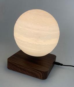 Quality new spining magnetic levitation floating bottom planet lamp 6inch for night light wholesale