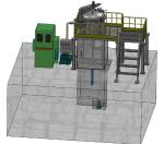 Alloy Metal Sintering Furnace , Vacuum Directional Solidification Furnace