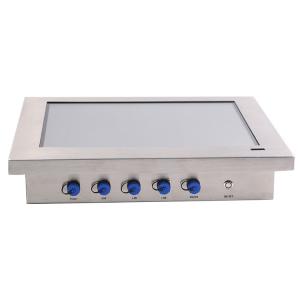 Quality Fanless 1.5mm Frame Stainless Steel Panel PC Waterproof IP65 wholesale