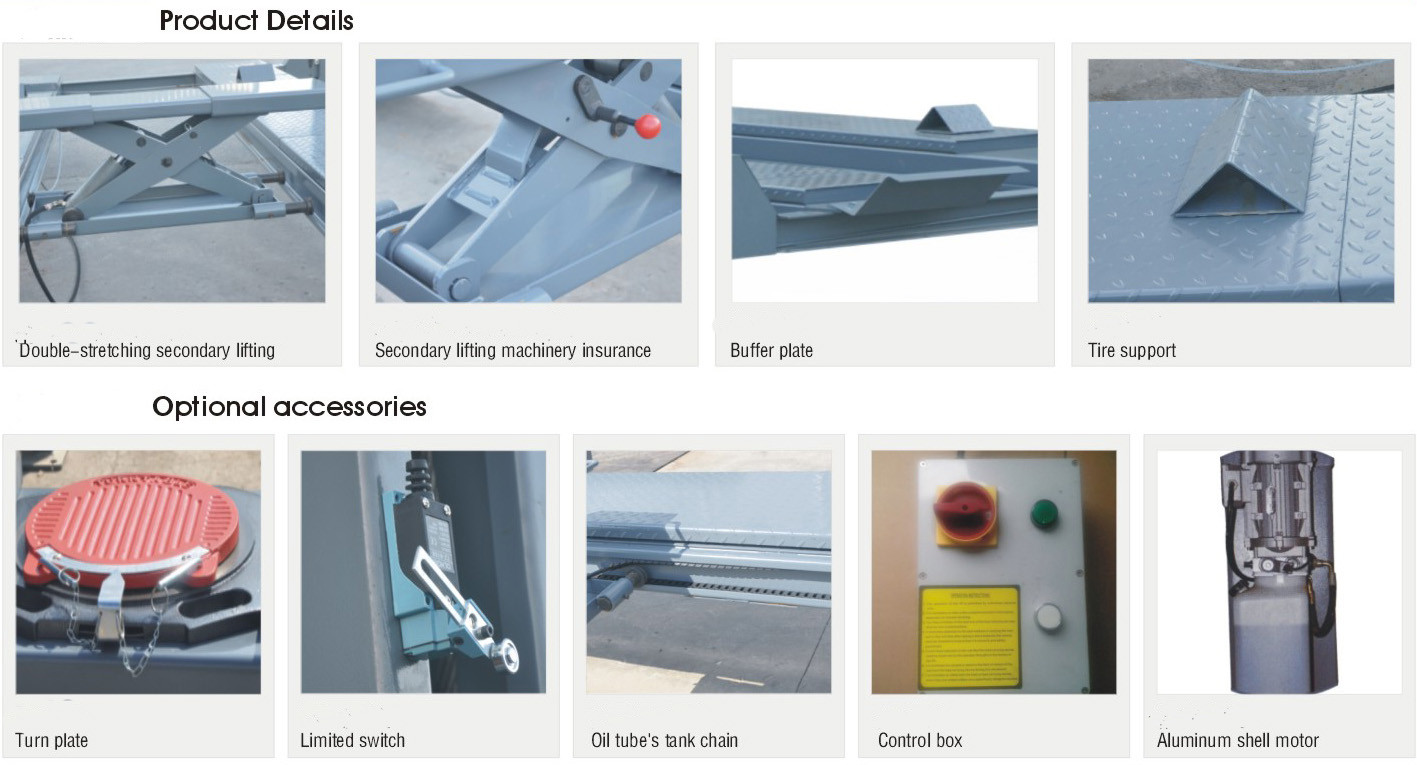 5T 4 Post Car Lift hydraulic vehicle lift 4 Post Alignment Car Lift
