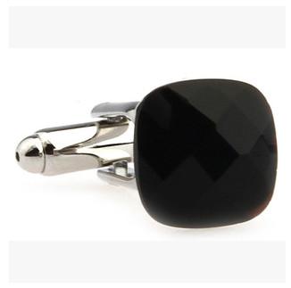 New promotional customed logo crystal zinc alloy cufflinks sports corperate