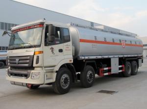 Quality 25 Ton Fuel Delivery Tank Truck , 30000 Liters Bobtail Fuel Truck Long Distance wholesale
