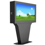 Free Standing Bus Stop Digital Signage 1920*1080 Resolution With Big Screen