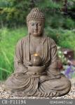 34 Inch Meditierende Buddha Water Fountain