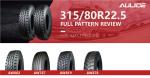 315/80R22.5 All Steel Radial Light Duty Truck Tires For 9 Inch Rim Deep Grooves