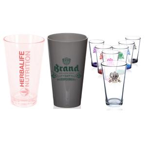 Quality Party Plastic Beer Glasses Pilsner Mugs Biodegradable OEM ODM wholesale