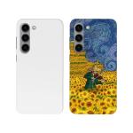 White Blank Sublimation Coating Slim Phone Cases For Samsung S24 25 23 3D