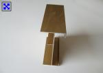 Gold Anodized Kitchen Aluminum Extrusion Profiles For All Aluminum Furnitures