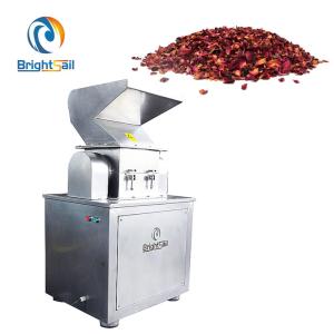 Quality Tea Leaves Crusher Machine Dry Hibiscus Flowers Pieces Powder Grinder Machine wholesale