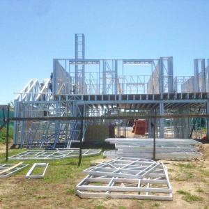 Quality Flat Roof Modern Light Steel Framing For Building Construction wholesale
