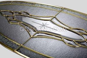 Quality brass decorative glass panel wholesale