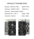Equihash Goldshell HS5 5400mH/S HNS SC LTC Miner 2700W