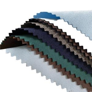 Quality Oxford Mini Matt Gabardine Satin Microfiber Twill Plain Fabric for Trousers wholesale