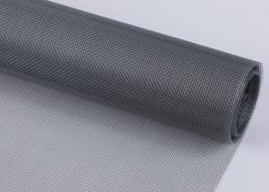 Quality Gray / Black 75gr 1x50m Fiberglass Window Screen Pvc Coated wholesale