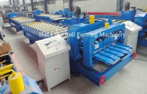 Quality 45# Steel Roof Glazed Tile Roll Forming Machine With Chrome Plated wholesale
