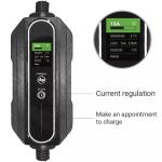 Ev Charging Cable 6A Adjustable Electric Car Charger Type 2 Portable