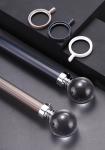 Modern aluminum alloy curtain pole single double living room curtain track