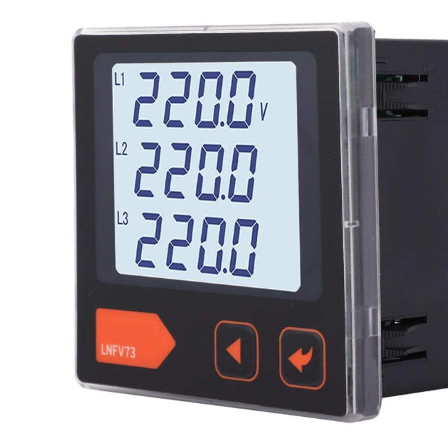 Alphanumeric 7 Segment LCD Display HTN For Water Energy Electric Meter Front Screen