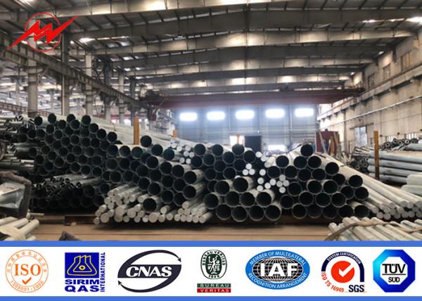 Electrical Power Pole For Electricity Distribution Polygonal Shape Material 20W