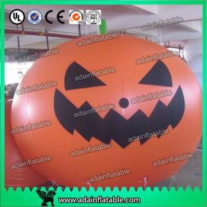 Quality Party Inflatable Helium Pumpkin / Halloween Inflatables With Smiling Face wholesale