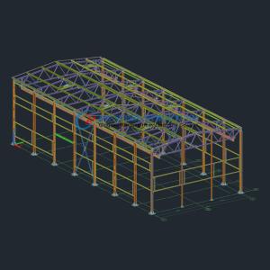 Quality Prefabricated Steel Frame Building Lightweight Prefab Metal Warehouse wholesale