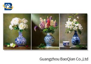 Quality Waterproof 3D Wallpaper Image Flip Effect Beautiful Flower For Home Decoration wholesale